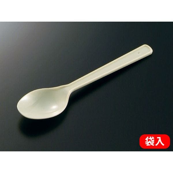 【100点/バラ】使い捨てカトラリー FDスプーン 140 単袋入 中央化学