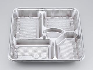 320点/ケース】仕出し弁当容器 Z-85-1 DX 透明蓋付 【送料込み