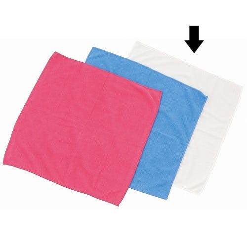 【1点/バラ】2012 高耐久ふきん白 36×36cm スリーエムジャパン