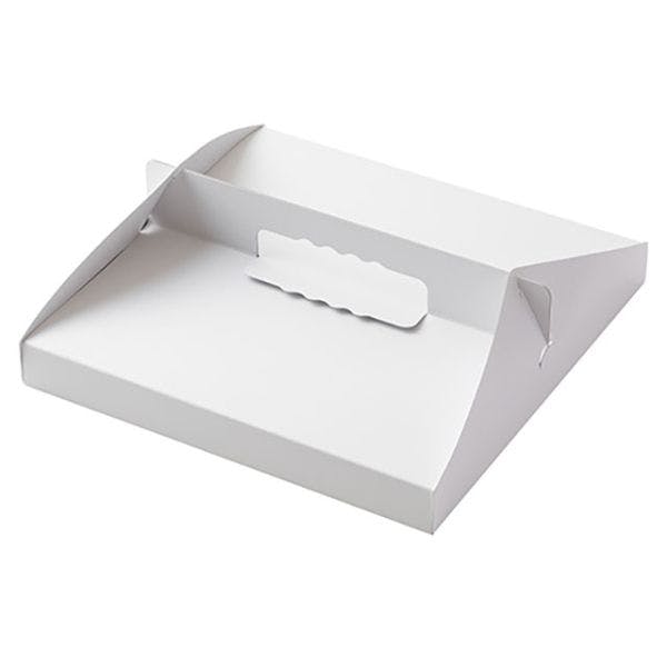 【150点/ケース】ピザ箱 H-18-2 ピザ ホワイト 特大 愛宝