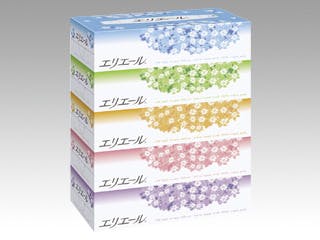 【12点/ケース】ティッシュペーパー ティシュー 180W 5P エリエール