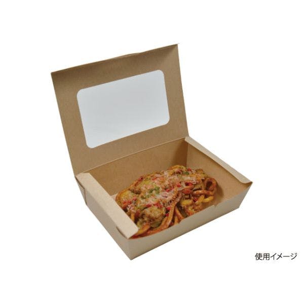 25点/バラ】デリボックス ファインテーパーボックス 窓付き M 【送料