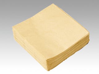 【125点/バラ】食品消耗資材 4折ナプキン 未晒 【送料込み】 イデシギョー