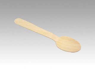 【50点/ケース】使い捨てスプーン テイクアウト用木製スプーン 140mm 100本入