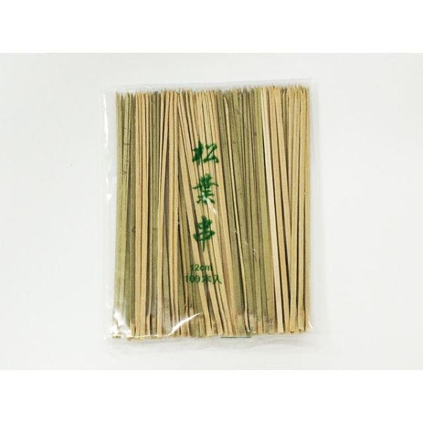 【1点/バラ】竹串 松葉串 12cm 100本入 【送料込み】 マスキ