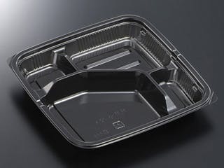 【50点/バラ】弁当容器 HSA 味里 20-20A BK 身 【送料込み】 中央化学