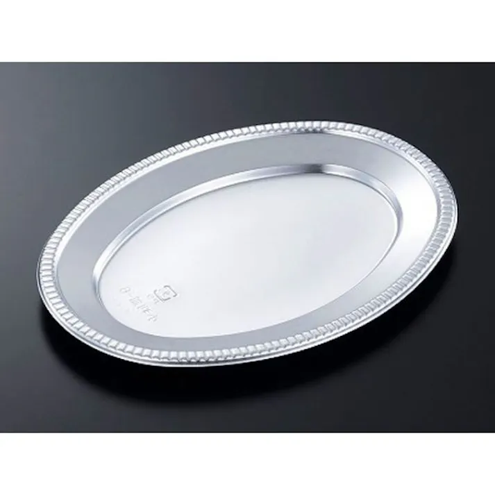 【50点/バラ】オードブル容器 DX小判皿 K-6 BK(500) 【送料込み】 中央化学