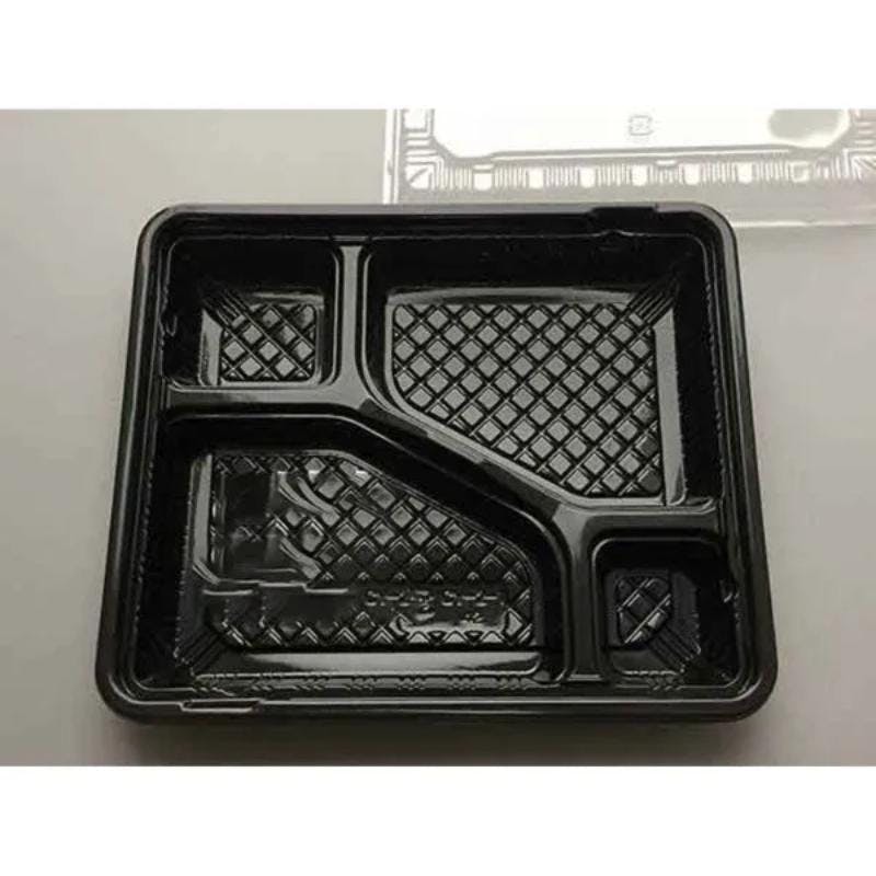 【50点/バラ】弁当容器 CY-2-1 黒セット(OPS) 【送料込み】 エフピコチューパ