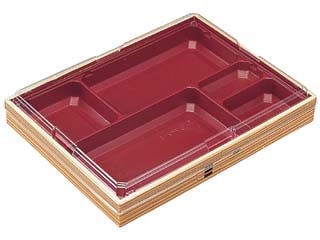 【20点/バラ】弁当容器 WU-5 透明蓋付 わっぱ 【送料込み】 エフピコ