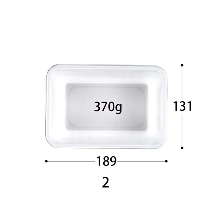 【800点/ケース】弁当容器 CF ランチBOX-2 身 【送料込み】 中央化学