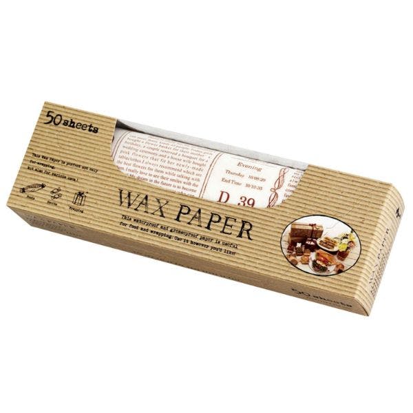 【1点/バラ】クッキングシート WP3400 ワックスペーパー(ロゴ)218×250 50枚入 【送料込み】 天満紙器