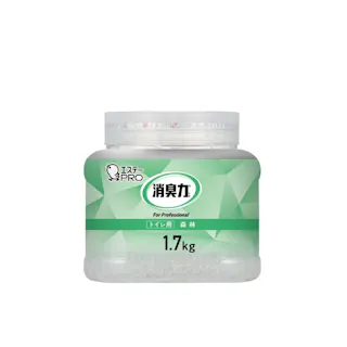 【6点/ケース】トイレ用消臭剤 消臭力 業務用 クラッシュゲルタイプ トイレ用 本体 1.7kg 森林 エステーPRO 【送料込み】