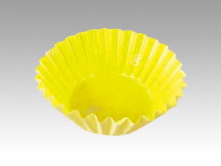 【40点/ケース】紙カップ 紙ケース カラーイエロー 6F 500枚入 【送料込み】 東洋アルミエコープロダクツ