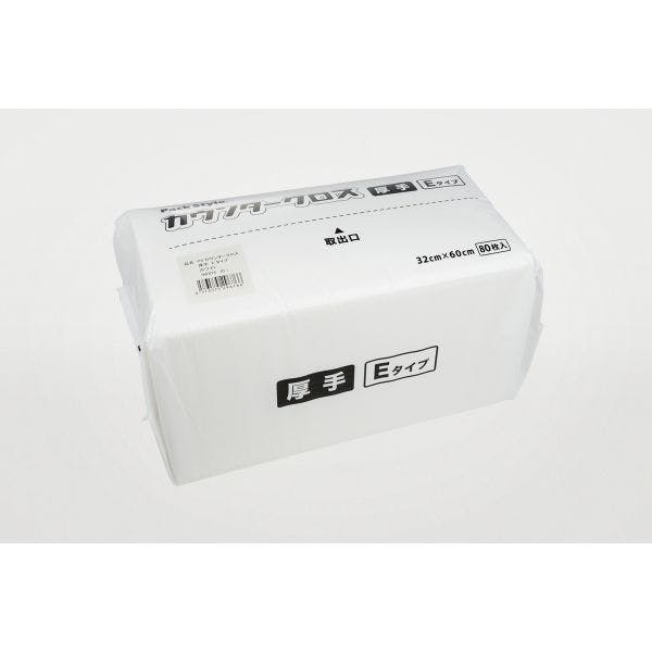 【960点/ケース】PSカウンタークロス 厚E 白 R 【送料込み】 パックスタイル