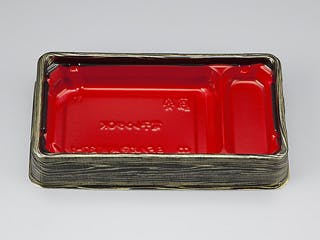 【50点/バラ】お重 BFハカマ集重27-1 金板目 本体(N) 【送料込み】 シーピー化成