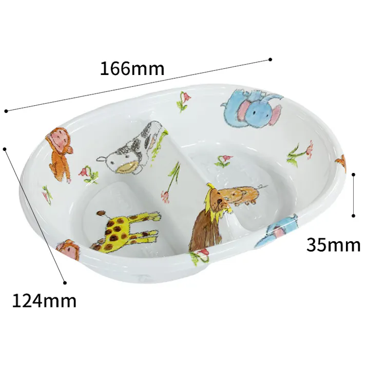 【50点/バラ】弁当容器 ミニー2ーB どうぶつ 本体 【送料込み】 エフピコチューパ