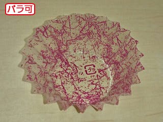 【1点/バラ】おかずカップ OPPソフトケース5F 雲龍柄 赤 500枚 【送料込み】 セイコー