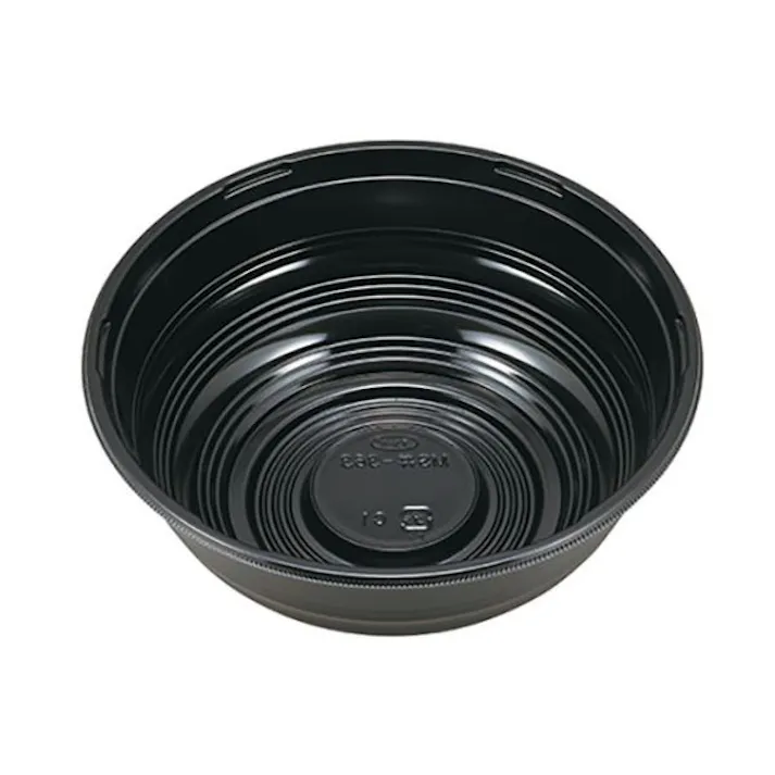 【50点/バラ】どんぶり容器 MS丼-363 黒本体 【送料込み】 エフピコチューパ
