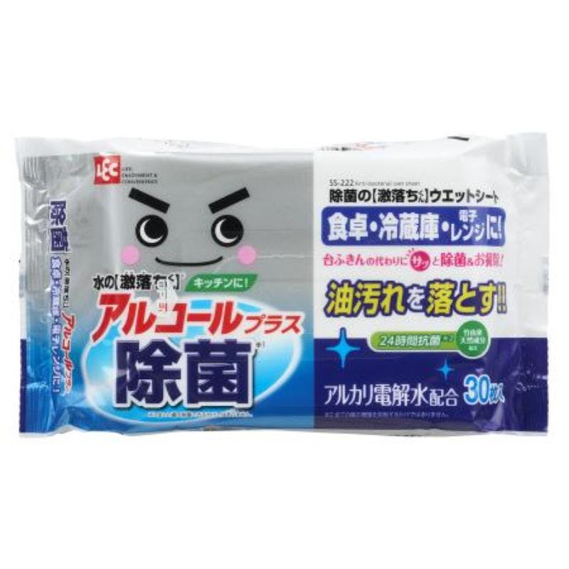 【1点/バラ】ウエットシート 除菌の【激落ちくん】ウエットシート30枚 【送料込み】 レック