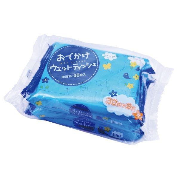 【1点/バラ】ウェットティッシュ M-31 ST おでかけウエットティッシュ(30枚2P) 【送料込み】 Life-do.Plus