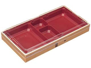 【240点/ケース】弁当容器 WU-19 透明蓋付 わっぱ 【送料込み】 エフピコ