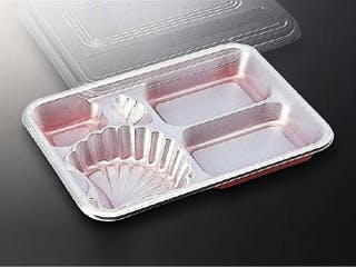 【280点/ケース】仕出し弁当容器 DX 仕切 R-14-M ト付 【送料込み】 中央化学