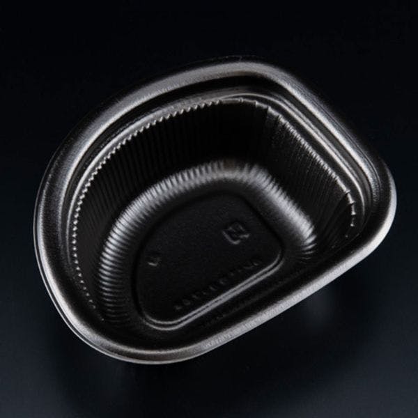【400点/ケース】カレー容器 カレー 中カップ 黒 リスパック