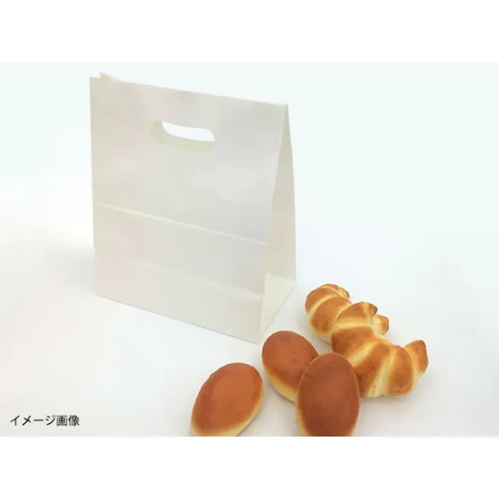 【500点/ケース】紙手提袋 イーグリップ LL 白無地 【送料込み】 パックタケヤマ