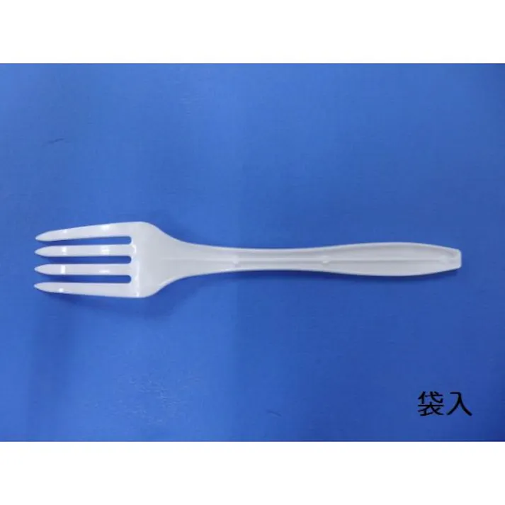 【3000点/ケース】使い捨てカトラリー バイオプラフォーク160 単袋 【送料込み】 ホウケン産業