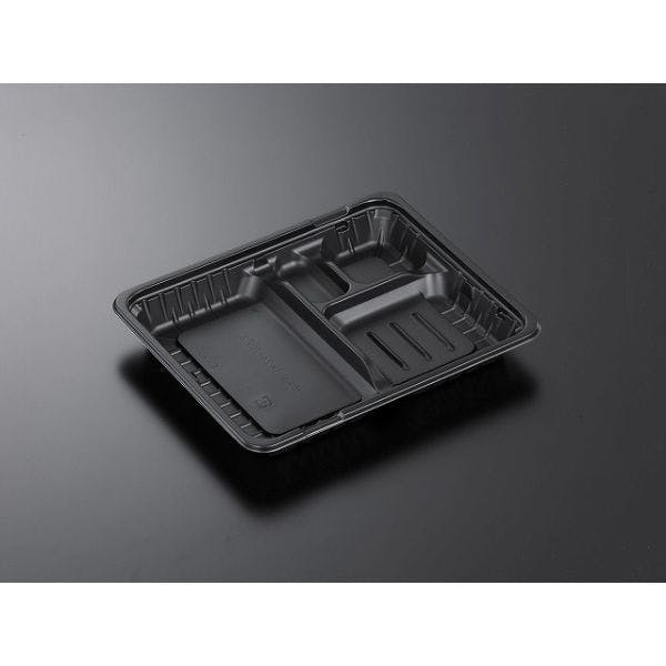 【50点/バラ】弁当容器 CT ガチ弁 LIK24-20E2 BK 身 【送料込み】 中央化学
