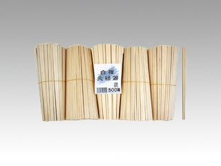 【1点/バラ】割箸 白樺元禄8寸 500膳入 【送料込み】 マスキ