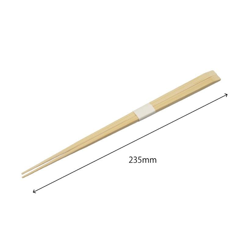 40点/ケース】割箸 竹真魚箸 23.5cm 50膳 白帯巻 【送料込み】 中村