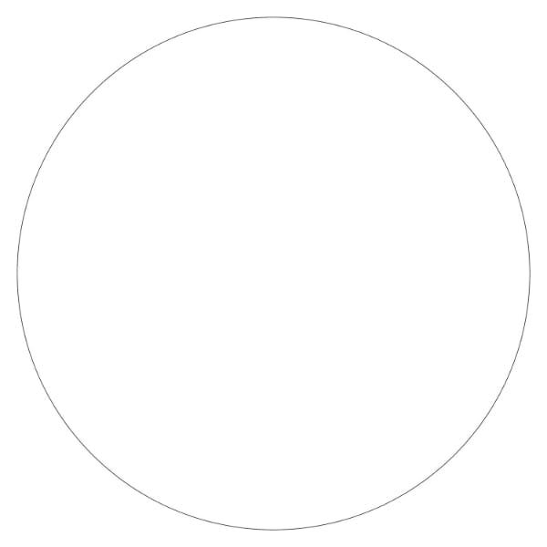 【200点/バラ】コースター No.154 白無地 丸 0.5mm 【送料込み】 カミイソ産商