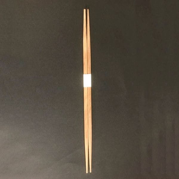 【2500点/ケース】割箸 竹らん中26cm 炭化 白帯付 【送料込み】 マスキ