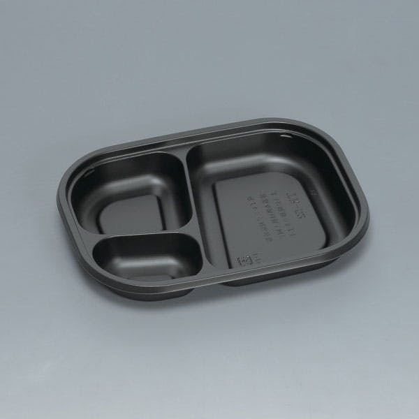 弁当容器 TR-52H 黒 未使用 900点/ケース】弁当容器 耐寒耐熱容器TR-52H 黒 【送料込み】 福助工業