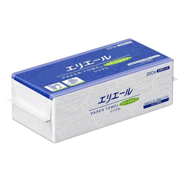 【1点/バラ】ペーパータオル スマートタイプ シングル大判 エリエール