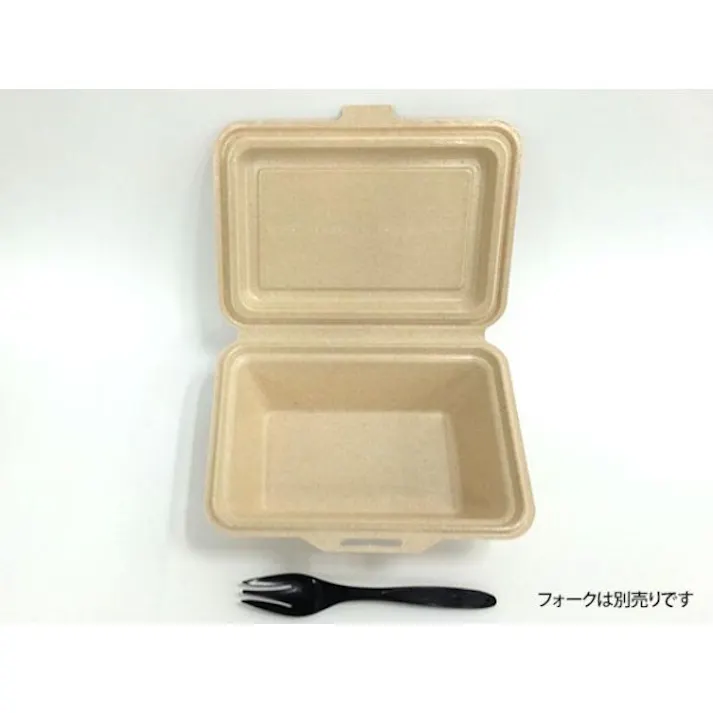 【400点/ケース】弁当容器 ランチボックス KM-52 ナチュラル 【送料込み】 ケーピープラテック
