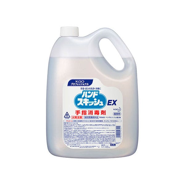 【1点/バラ】アルコール消毒剤 ハンドスキッシュEX 4.5L 花王