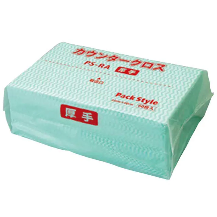 【60点/バラ】PS カウンタークロス 厚 緑 R 【送料込み】 パックスタイル