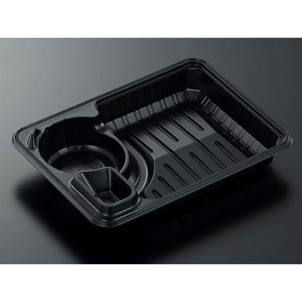 50点/バラ】冷麺容器 ND-21B BK 身 (LL) 【送料込み】 中央化学 | 紙皿