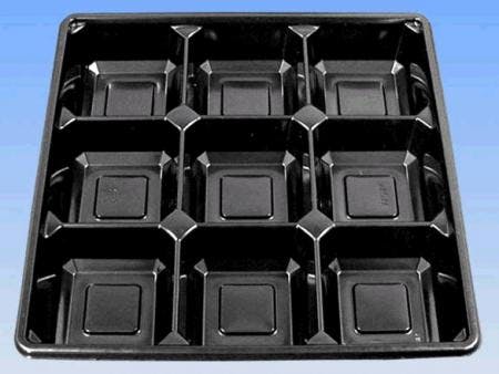 【50点/バラ】仕出し弁当容器 中仕切75-75C-8黒 【送料込み】 北原産業