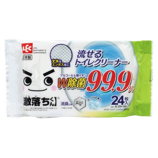 【48点/ケース】GN流せる除菌トイレクリーナー24枚 【送料込み】 レック