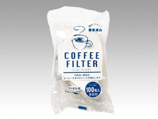 【100点/ケース】カフェ用品 コーヒーフィルター F101白 100枚 【送料込み】 イデシギョー