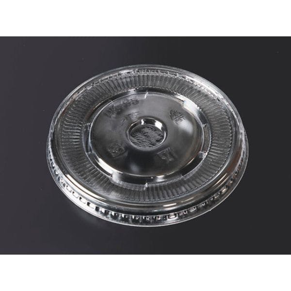 【50点/バラ】Q-F96(平フタ) ストロー穴有り 【送料込み】