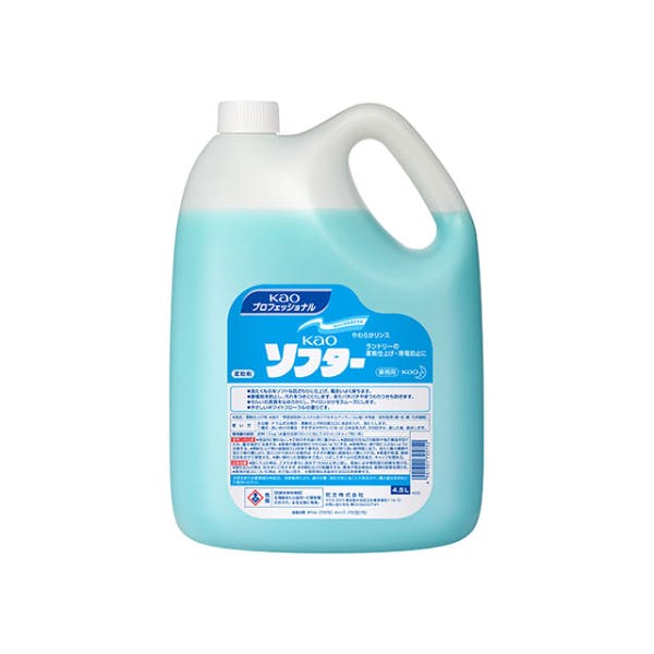 【4点/ケース】柔軟剤 ソフター 4.5L 花王