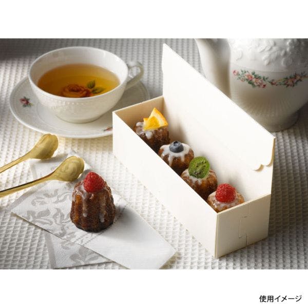 100点/ケース】ケーキトレー ポプラの箱 スリムボックス 【送料込み