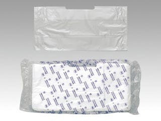 【1500点/ケース】弁当袋 キャリーバッグ ランチ 大 半透明 福助工業