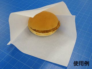 3000点/ケース】バーガー袋 No.18 無地 【送料込み】 福助工業 | 食品