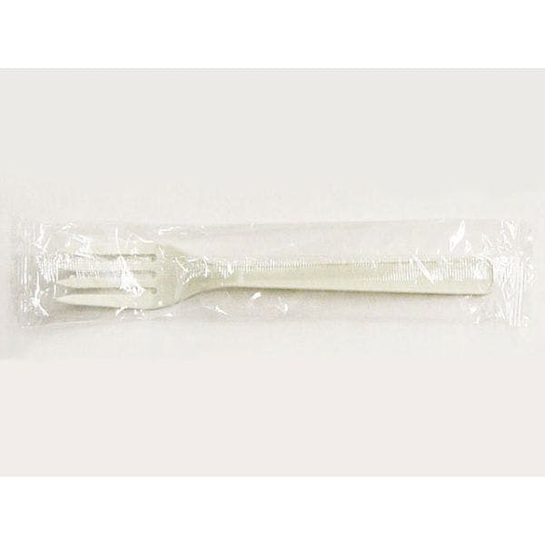 【100点/バラ】使い捨てフォーク プラスチックフォーク 16cm ポリ完封 やなぎプロダクツ