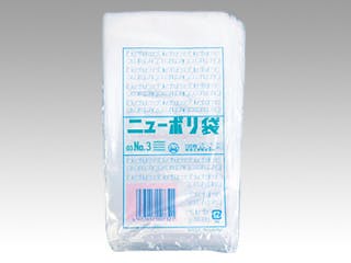 【8000点/ケース】ローデンポリ袋 ニューポリ袋 003 No.3 【送料込み】 福助工業